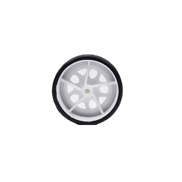 30x11mm DIY Plastic Wheels for 2mm Shaft RC Toys Motor-White - Image 2