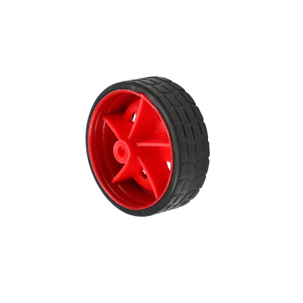 30x11mm DIY Plastic Wheels for 2mm Shaft RC Toys Motor-Red - Image 3