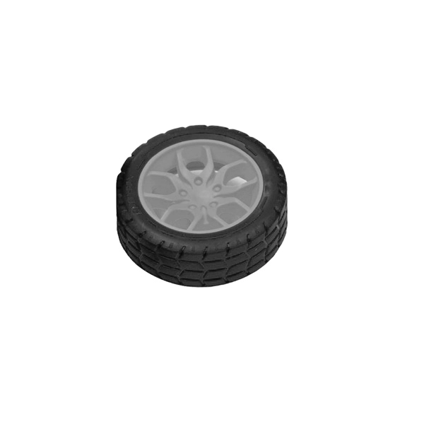 30x11mm DIY Plastic Wheels for 2mm Shaft RC Toys Motor-Gray