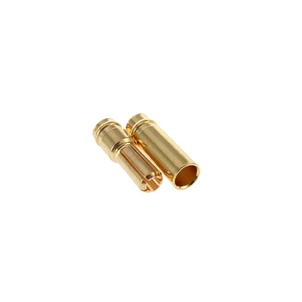 3.5mm Gold Bullet Male Female Banana Connector Plug