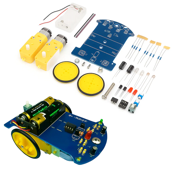 DIY D2-1 Intelligent Line Follower / Tracing Car Kit - Image 2