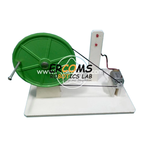 Power Generation Using Pulley– Science Hobby Project