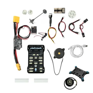 Original Pixhawk PX4 Autopilot 32 Bit PIX 2.4.8 Drone Flight Controller with Buzzer, GPS Stand, Shock Absorber and Encoder Power Module