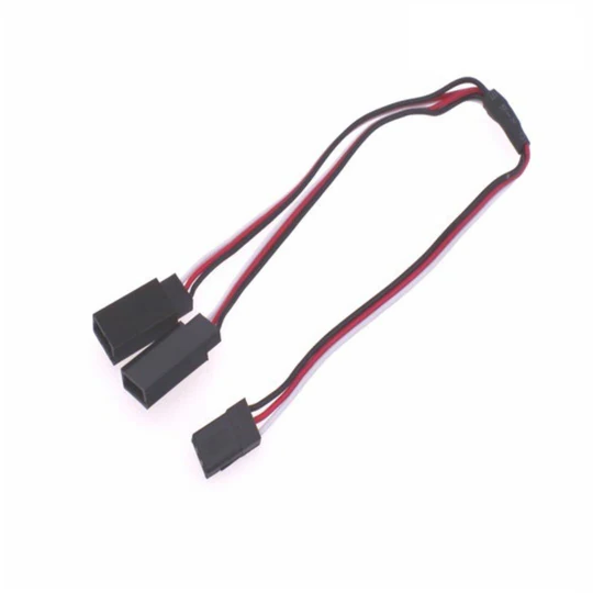 30cm 60core 1JR Male To 2 Futaba Female Y Type Servo Wire