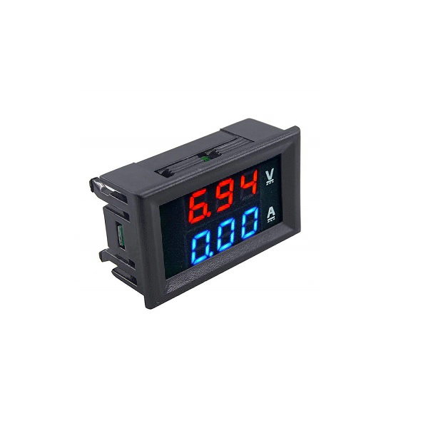 Digital Voltmeter (0-100V) and Ammeter (10A) Dual LED Voltage Current Measurement Module - Image 2