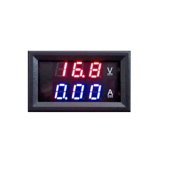 Digital Voltmeter (0-100V) and Ammeter (10A) Dual LED Voltage Current Measurement Module - Image 3