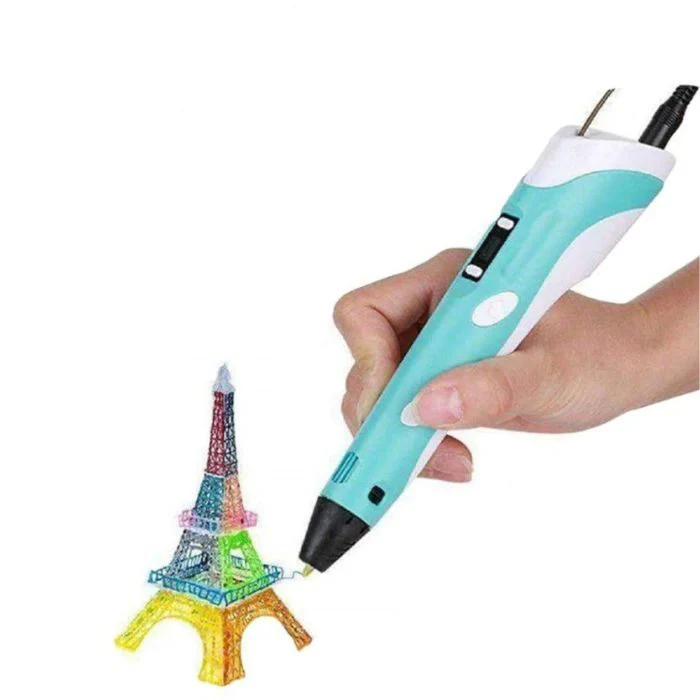 3D Printing Pen with Adapter, LCD Display & Filaments - Image 2