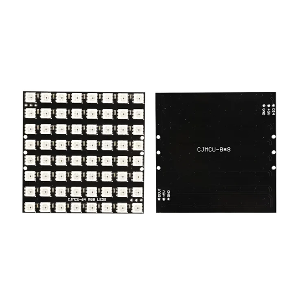 64-Bit WS2812B WS2812 5050 RGB LED Full Color Module Board - Image 3