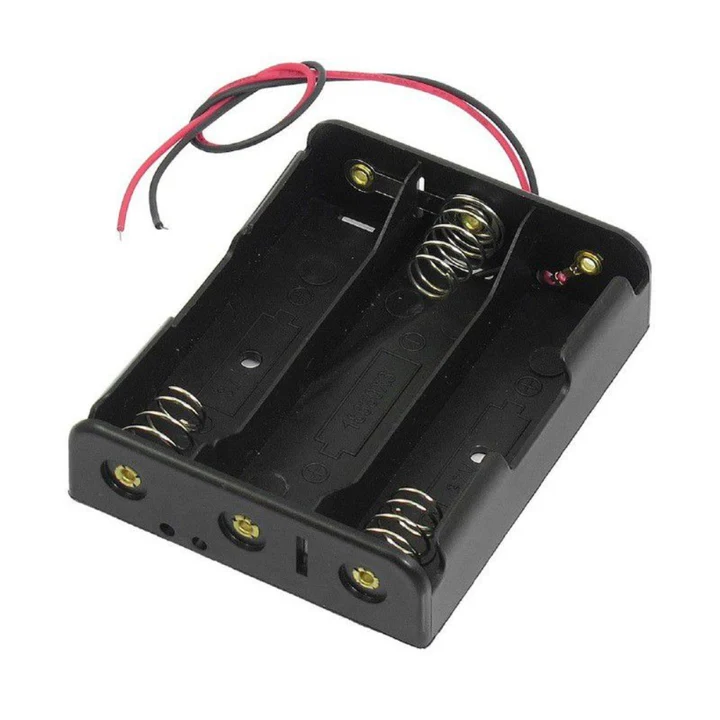 Battery Holder-3xAA Cell 4.5V Case With Wires