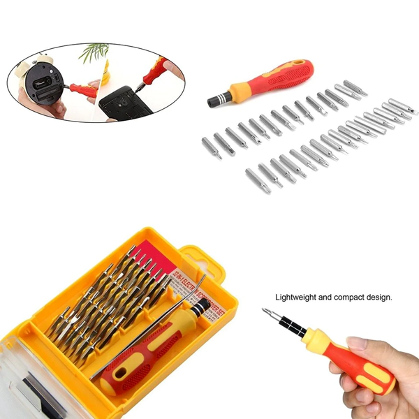 32 In 1 Interchangeable Precise Screwdriver Tool Set with Magnetic Holder - Image 3
