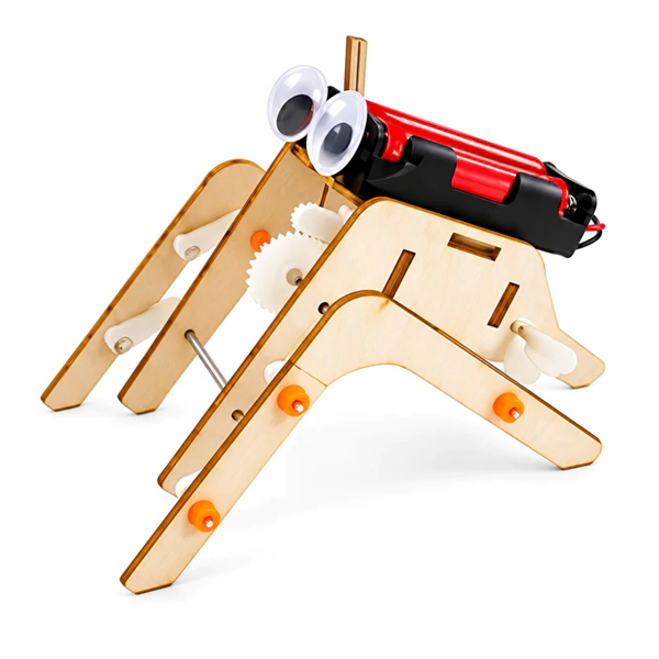 DIY Wooden Bionic Spider Robot – Hands-On Science Fun