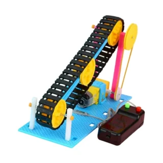 DIY Electric Conveyor Belt Machine – STEM Project for Kids