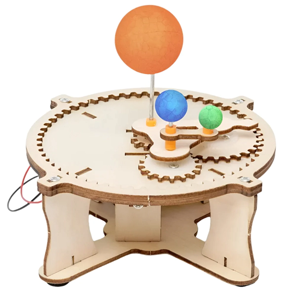 DIY Earth, Moon & Sun Planetary Movement Model – STEM Kit - Image 3