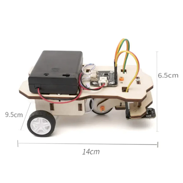 DIY Auto Drive Tracking Car – STEM Educational Kit - Image 2