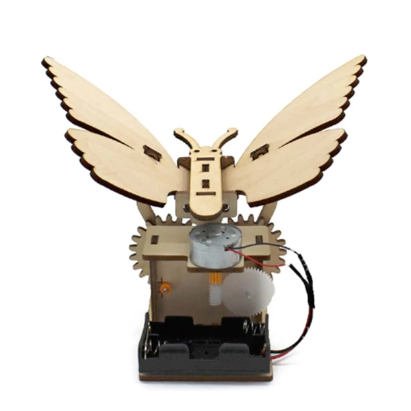 Mechanical Transmission Butterfly Puzzle – 3D Wooden Kit - Image 4