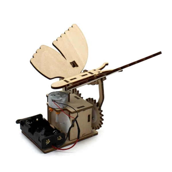 Mechanical Transmission Butterfly Puzzle – 3D Wooden Kit - Image 6