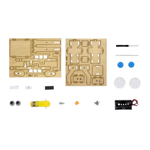 Haul Bot! DIY Robot Pull Cart STEM Kit - Image 2